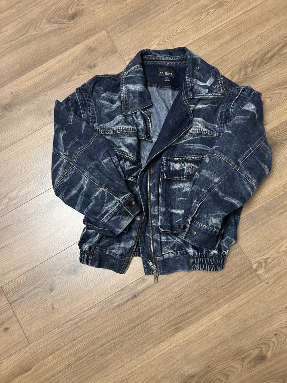 Fried Rice NYC Denim Y2K Jacket